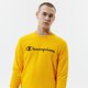 pánska mikina CHAMPION MIKINA CREWNECK SWEATSHIRT 214140ys058 farba žltá