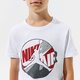 detské tričko JORDAN TRIČKO JUMPMAN PATCHED TEE BOY 95a902-001 farba biela