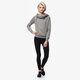 dámska mikina NIKE MIKINA RALLY FUNNEL NECK HOODY 683776091 farba sivá