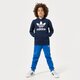 detská mikina ADIDAS MIKINA S KAPUCŇOU TREFOIL HOODIE BOY hk0272 farba čierna