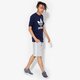 pánske nohavice ADIDAS NOHAVICE  L.A SHORTS FT bk7751 farba sivá