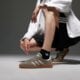 detské tenisky (obuv) ADIDAS HANDBALL SPEZIAL J ki4167 farba hnedá