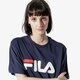 dámske tričko FILA TRIČKO SS PURE SHORT SLEEVE SHIRT WW 681093170w farba tmavomodrá