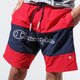 pánske šortky CHAMPION ŠORTKY  LOGO SWIM SHORTS 215499rs001 farba červená