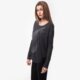 dámska mikina NIKE MIKINA LS TEE TP 642753013 farba čierna