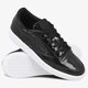 dámske tenisky (obuv) REEBOK CLUB C 85 PATENT BLACK WHITE bs9777 farba čierna