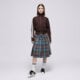 dámska sukňa ADIDAS SUKŇA GFX CHECK SKIRT kw4529 farba hnedá