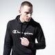pánska mikina CHAMPION MIKINA S KAPUCŇOU BASIC HOODY KANGAROO 215494kk001 farba čierna