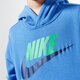 detská mikina NIKE MIKINA S KAPUCŇOU SPORTSWEAR CLUB FLEECE cj7861-402 farba modrá