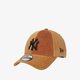 pánska šiltovka NEW ERA ČIAPKA CORD 940 TAN NEW YORK YANKEES TAN 60222483 farba hnedá