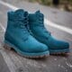 pánska vychádzková obuv TIMBERLAND PREMIUM 6 INCH BOOT a13fc farba modrá