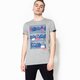 pánske tričko PUMA TRIČKO SS SNEAKER PHOTO TEE 59093503 farba sivá