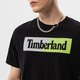 pánske tričko TIMBERLAND TRIČKO SS KENNEBEC RIVER PUFFED LINEAR JERSEY CRE tb0a2cb7br71 farba čierna