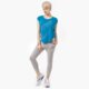 dámske tričko NIKE TRIČKO TP 642772413 farba modrá