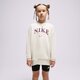 detská mikina NIKE MIKINA G NSW OOS TREND CREW PRNT fj5286-104 farba sivá