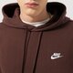 pánska mikina NIKE MIKINA S KAPUCŇOU SPORTSWEAR CLUB FLEECE bv2654-227 farba hnedá