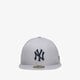 pánska šiltovka NEW ERA ČIAPKA SIDE PATCH 5950 NYY NEW YORK YANKEES GRAOTC 60284945 farba sivá