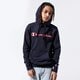 pánska mikina CHAMPION MIKINA S KAPUCŇOU LOGO HOODY 215496bs501 farba tmavomodrá