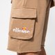 pánske šortky ELLESSE ŠORTKY  NEEM SHORT BRWN shm13798200 farba hnedá