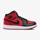 detské tenisky (obuv) AIR JORDAN 1 MID BG 554725-610 farba červená