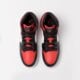 detské tenisky (obuv) JORDAN AIR 1 MID  554725-079 farba čierna