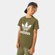 detské tričko ADIDAS TRIČKO TREFOIL TEE BOY hd2005 farba khaki