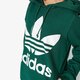 dámska mikina ADIDAS MIKINA TREFOIL HOODIE ce2412 farba zelená