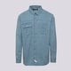 pánske košele LEVI'S KOŠEĽA LS AUBURN WORKER MED INDIGO - FLAT FINISH a7224-0010 farba modrá