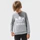 detská mikina ADIDAS MIKINA TREFOIL CREW BOY gd2709 farba sivá