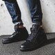 pánske tenisky (obuv) AIR JORDAN 1 MID 554724-050 farba čierna