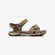 detské sandále TIMBERLAND EK OAK BLUFFS LEATHER 2 STRAP 2170a farba hnedá