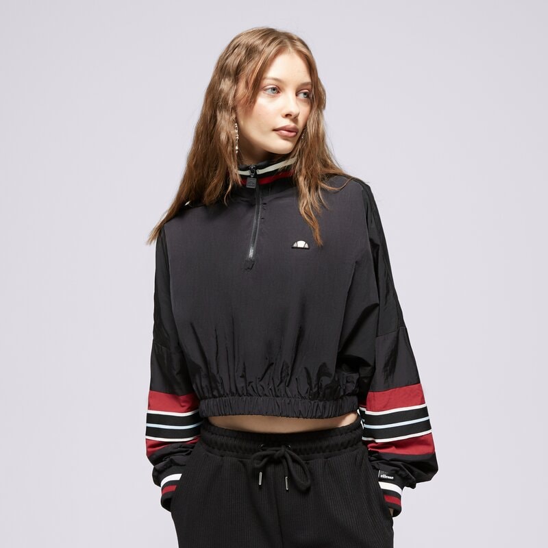 ELLESSE MIKINA TAMMY CROP TRACK TOP BLK