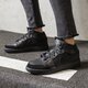 detské tenisky (obuv) AIR JORDAN 1 MID (GS) 554725-064 farba čierna
