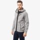 pánska mikina NIKE MIKINA FZ HOODY-NEW SILO 642875063 farba sivá