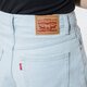 dámske šortky LEVI'S NOHAVICE  MOM A LINE SHORT 2 16888-0005 farba modrá