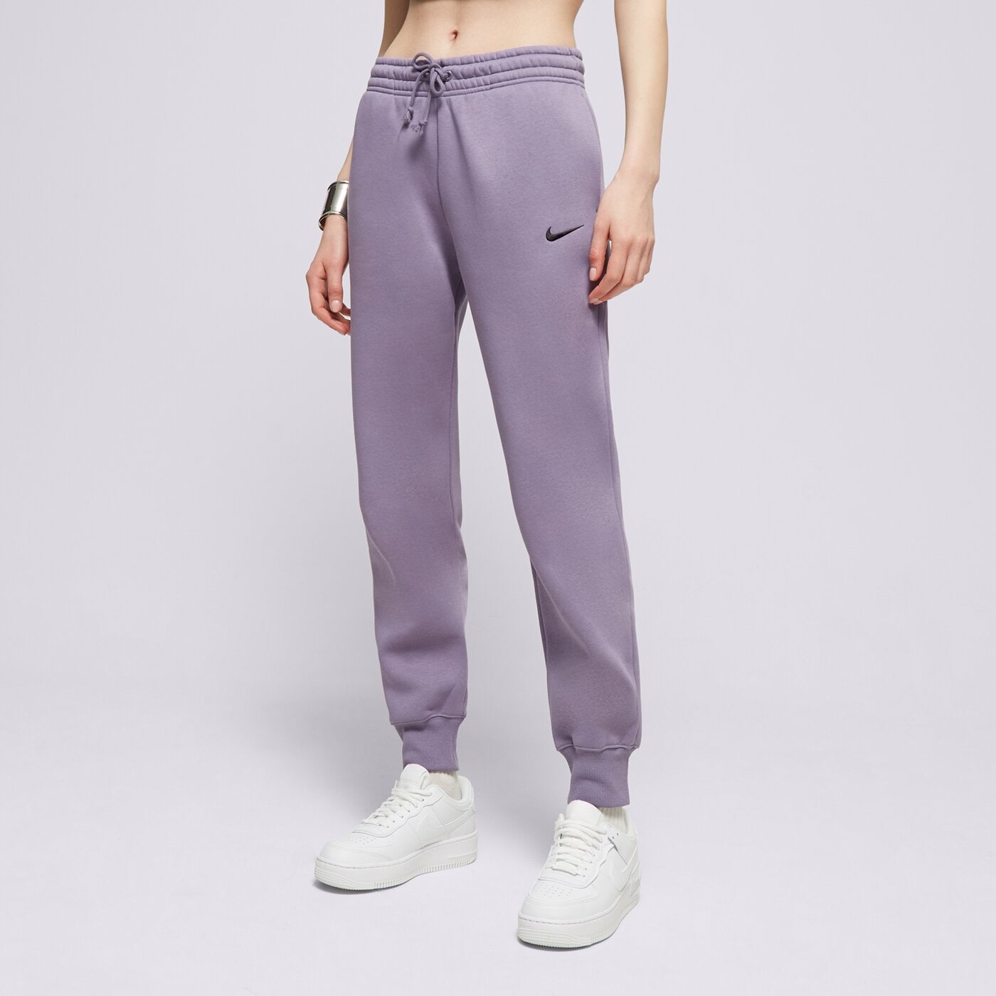 NIKE NOHAVICE W NSW PHNX FLC MR PANT STD FZ7626-509 | farba