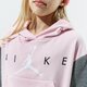 detská mikina JORDAN MIKINA S KAPUCŇOU JUMPMAN BY NIKE HOODIE GIRL 45a761-a9y farba ružová