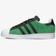 pánske tenisky (obuv) ADIDAS SUPERSTAR  fw7844 farba zelená
