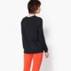 dámska mikina NIKE MIKINA W NSW MDRN CRW 803595010 farba čierna