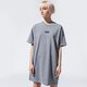 dámske šaty VANS ŠATY WM CENTER VEE TEE DRESS CEMENT HEATHER vn0a4ru202f1 farba sivá