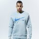 pánska mikina NIKE MIKINA M NSW CREW PRNT PACK BB dd9699-077 farba sivá