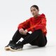 dámska mikina ADIDAS MIKINA S KAPUCŇOU MMK CROP HOODIE CORANG hj7306 farba koralová