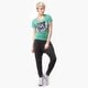 dámske tričko NIKE TRIČKO TEE-MID V GIRL PROBLEMS 644488305 farba zelená