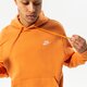 pánska mikina NIKE MIKINA S KAPUCŇOU NIKE SPORTSWEAR CLUB FLEECE bv2654-808 farba hnedá