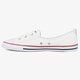 dámske tenisky (obuv) CONVERSE CHUCK TAYLOR ALL STAR BALLET LACE c549397w farba biela