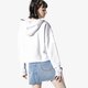 dámska mikina ADIDAS MIKINA CROPPED HOODIE WHT dx2321 farba biela
