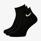 dámske ponožky NIKE 3 PACK CUSHIONED QUARTER SOCKS  sx7667-010 farba čierna