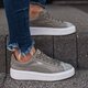 dámske tenisky (obuv) PUMA SUEDE PLATFORM PEBBLE WN'S 36546402 farba sivá