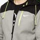 pánska mikina NIKE MIKINA AV15 FLC FZ HOODY 679408091 farba sivá
