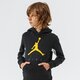 detská mikina JORDAN MIKINA S KAPUCŇOU JUMPMAN BY NIKE PO BOY 95a675-023 farba čierna